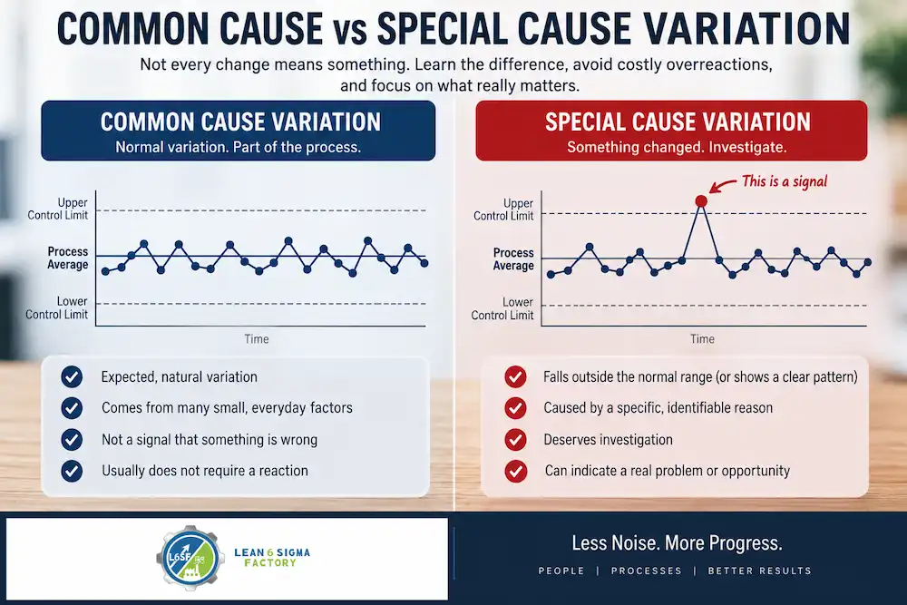 Common Cause vs Special Cause Variation