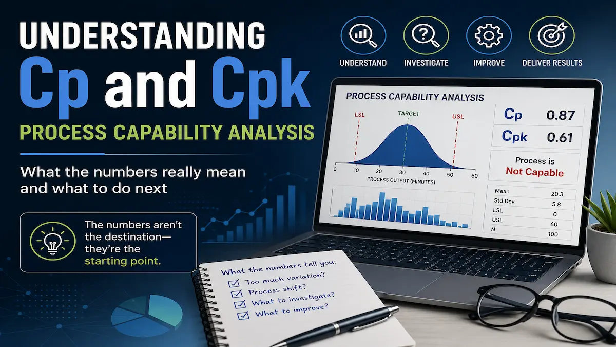 Understanding Cp and Cpk Process Capability Analysis